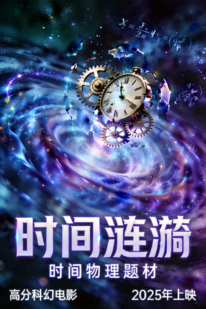 高分科幻电影《时间涟漪》海报 - 时间物理题材