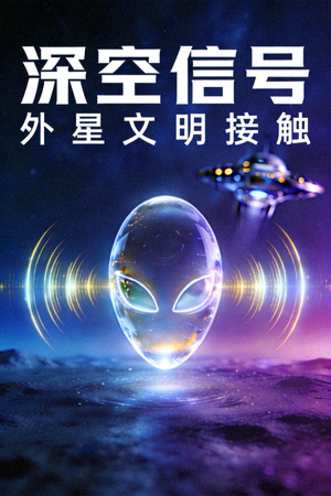 高分科幻剧集《深空信号》海报 - 外星文明接触