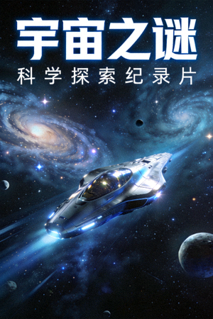 科幻纪录片《宇宙之谜》海报 - 科学探索纪录片